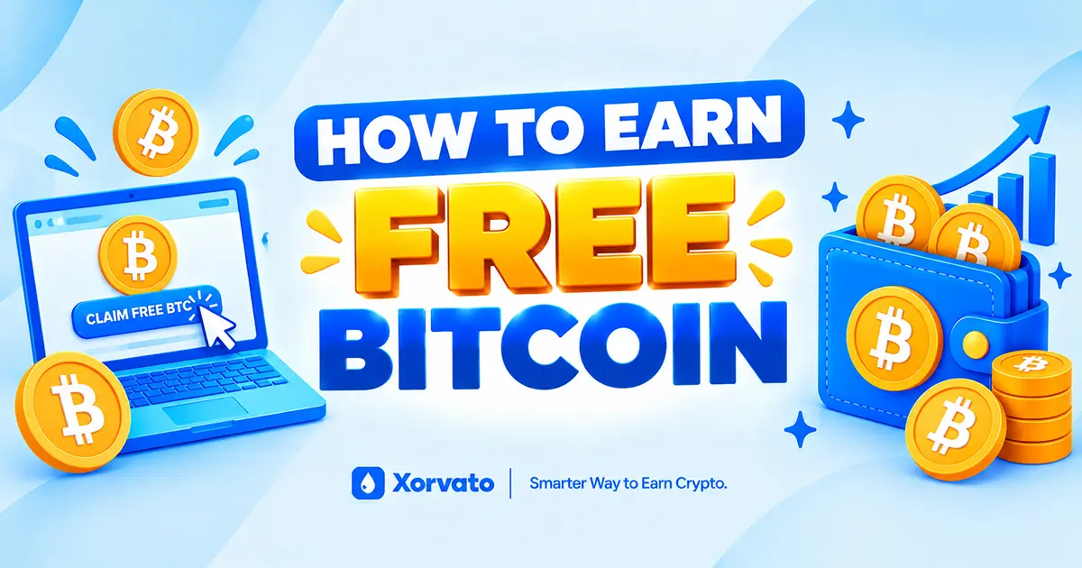 Xorvato How to earn free Bitcoin banner